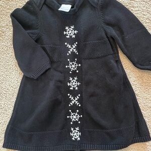 Hanna Andersson snowflake sweater dress